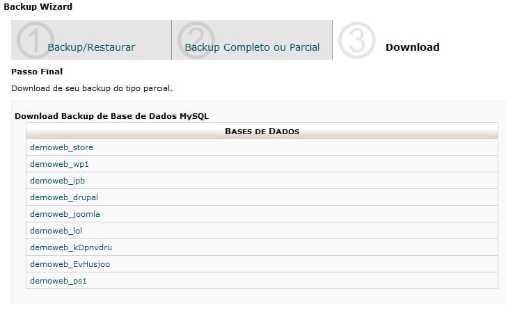 cPanel Backup MySQL cPanel Backup MySQL