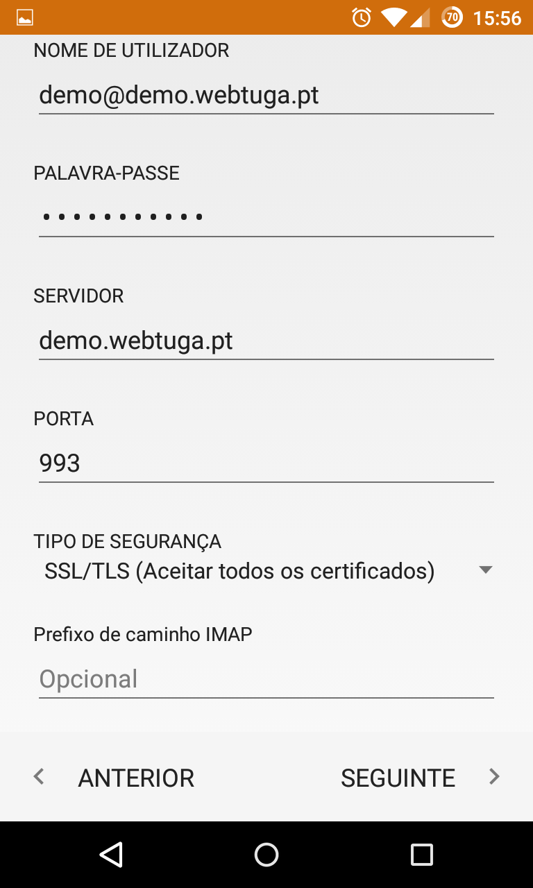 Android IMAP SSL
